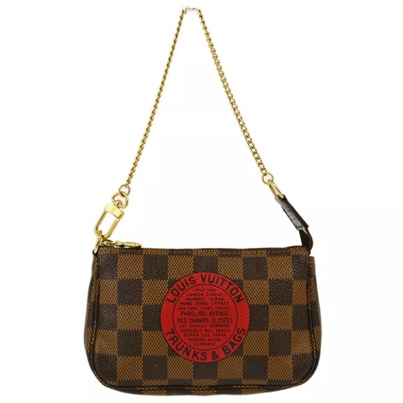 Louis Vuitton Damier T&B Mini Pochette Accessoires Handbag - Picture 1 of 8